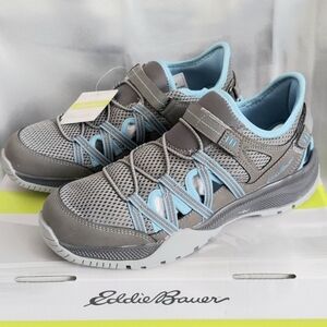 Eddie Bauer Shoes, Size 7.5, Sutton, Aqua & Gray Sneakers, NEW!